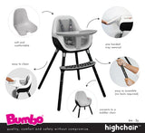 Bumbo Cool Grey High Chair