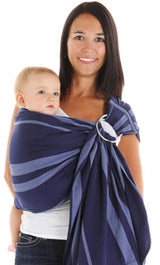 Chimparoo Ring Sling Baby Carrier in Azur