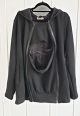 2-in-1 Fleece Baby Carrying Hoodie