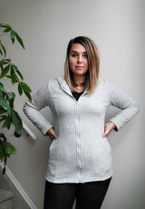 2-in-1 Fleece Baby Carrying Hoodie