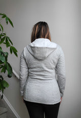 2-in-1 Fleece Baby Carrying Hoodie
