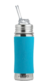 Biberons Pura 325 ml/11 oz avec paille (Lot de 3)
