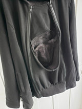 2-in-1 Fleece Baby Carrying Hoodie