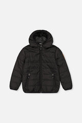 Insulating Quilted Mid-Season Jacket Black