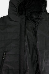 Insulating Quilted Mid-Season Jacket Black