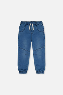 Pantalon de jogging en molleton denim bleu clair