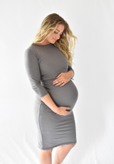 Taryn 3/4 Sleeve Maternity and Nursing Dress