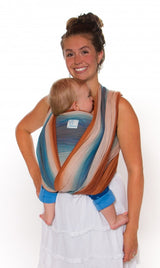 Chimparoo Woven Wrap Baby Carrier in Aquaterra