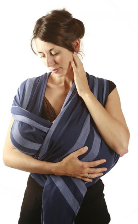 Chimparoo Woven Wrap Baby Carrier in Azur