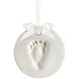 Pearhead Babyprints Keepsake Ornament in White