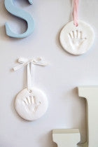 Pearhead Babyprints Keepsake Ornament in White