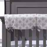 Liz and Roo Rail Covers in Bella Damask