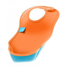 Bibetta UltraBib Neoprene Bib in Tangerine - Small