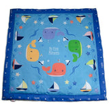 Wee & Charming Baby Charm Blanket in Happy Whales