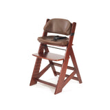 KEEKAROO Height Right Kids Chair in Mahogany with Chocolate Comfort Cushions