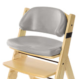 KEEKAROO Height Right Kids Chair in Natural with Grey Comfort Cushions