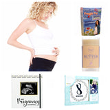 Pregnancy Essentials Bundle (5 pieces), bellaband, pregnancy journal, pregnancy stickers, preggie pops, belly butter