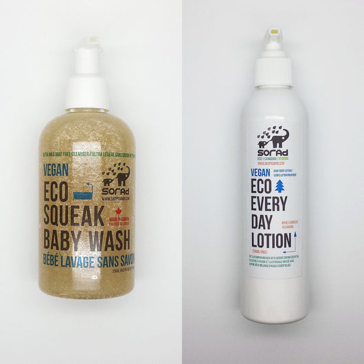SoRad ECO Wash and Lotion Set