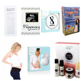 ULTIMATE Pregnancy Bundle (7 pieces) ; Bellaband, Mom-to-be Survival kit, Pregnancy Journal, Pregnancy stickers, Pregnancy brain notepad, Belly Casting Kit