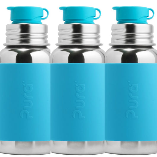 Pura - Sports Bottle - 550ml (3 pack) in aqua