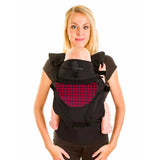 Chimparoo Multi 2.0 Baby Carrier With Complete Ergonomics in Black red Canadian