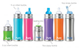 Pura Kiki Stainless Steel - 5 oz Infant Bottle with Slow Flow Nipple